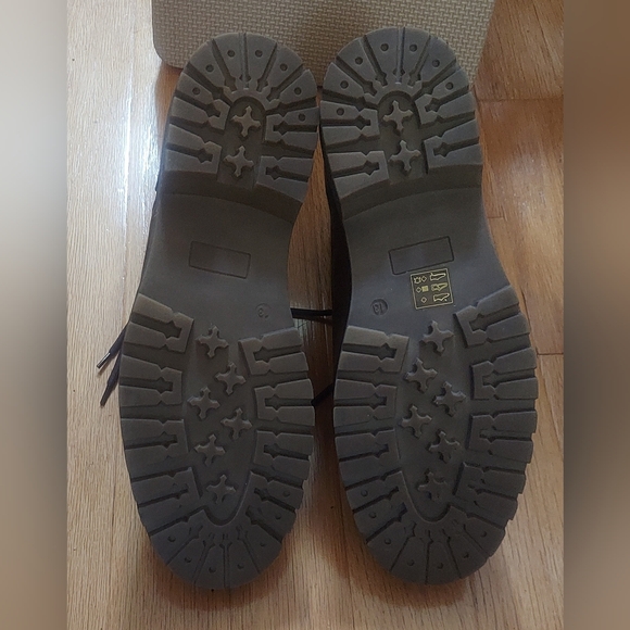 RED ALE BY ALESBURY MEN'S BROWN FAUX LEATHER HIKING BOOTS SIZE 13 NWOB - Picture 11 of 12